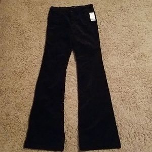 J Brand Black Velvet Pants